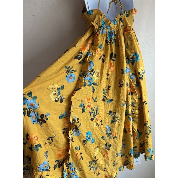 Maeve Anthropologie Midi Dress 4 Backless Tie Feminine Floral Dainty Sundress - Picture 13 of 14